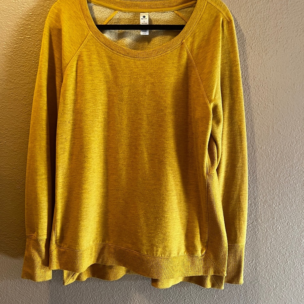 Yellow Long Sleeved Sweater